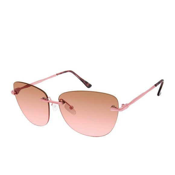 TRUE RELIGION Geometric Rimless Sunglasses main image 3